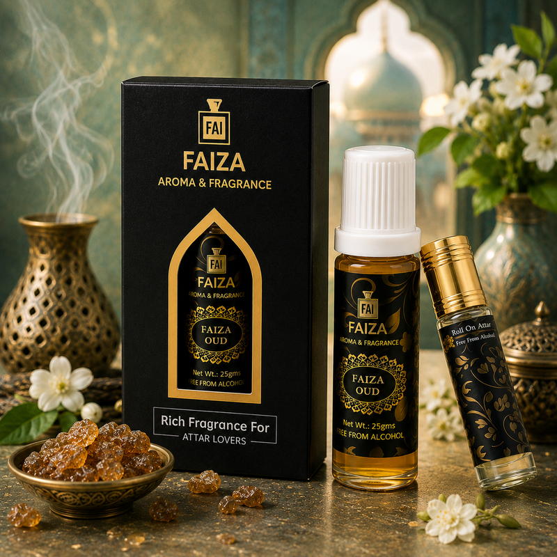 Faiza Oud 25 Ml Luxury Attar Perfume