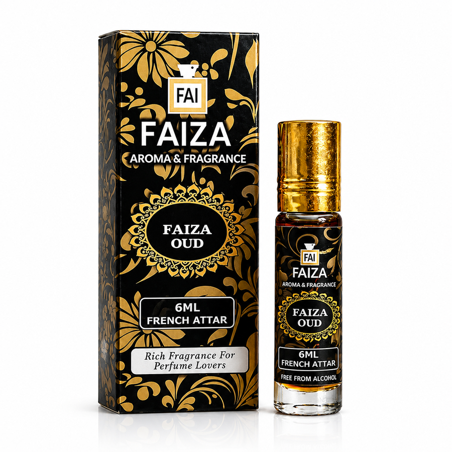 Faiza Oud 6 Ml Luxury Attar Perfume For Unisex