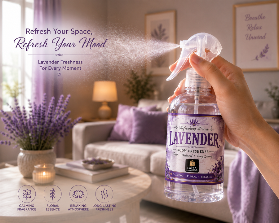 Lavender Room Freshener Spray 300ml – Calming Floral Fragrance
