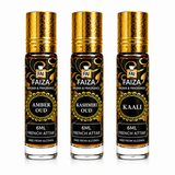 Faiza Aroma Premium Attar Collection – 3 Pcs Luxury French Attar Gift Set