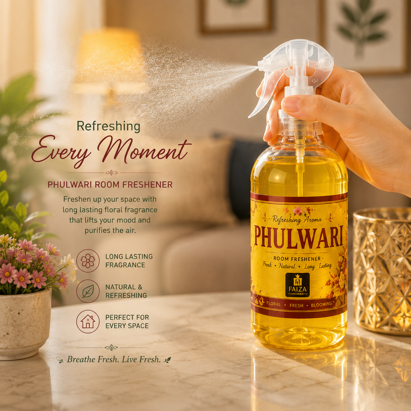 Phulwari Room Freshener Spray 300ml – Long Lasting Floral Fragrance