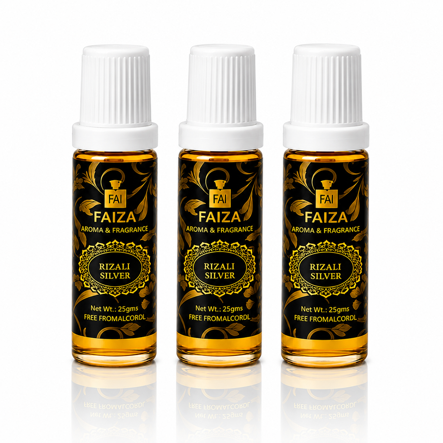 Rizali Silver 25 Ml Luxury Attar Perfume For Men