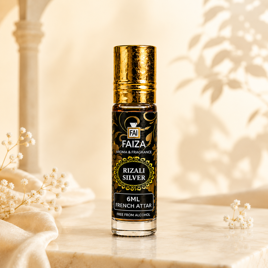 Rizali Silver 6 Ml Luxury Attar Perfume Man