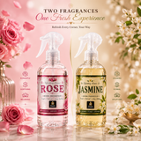 Rose & Jasmine Room Freshener Combo Offer | 300ml + 300ml | Faiza Aroma