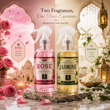 Rose & Jasmine Room Freshener Combo Offer | 300ml + 300ml | Faiza Aroma