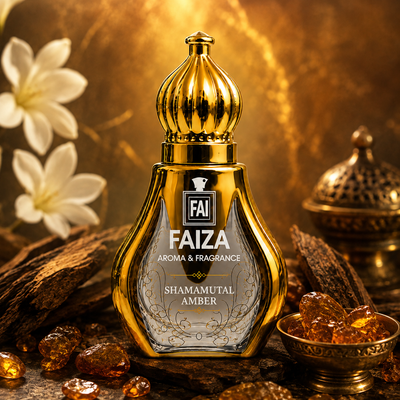 Shamamutal Amber Attar 12ML | Premium Amber Non-Alcoholic Attar
