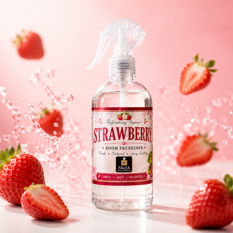 Strawberry Room Freshener Spray 300ml – Sweet, Juicy & Long Lasting Fragrance